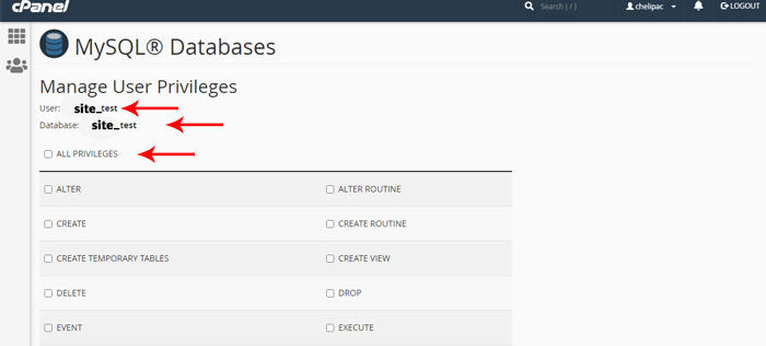 راهنمای تصویری ساخت دیتابیس در Cpanel