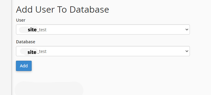 Add user to database